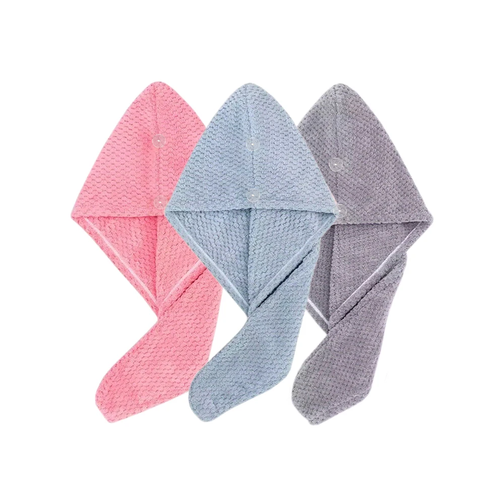 Serviette Turban Cheveux à Séchage Rapide