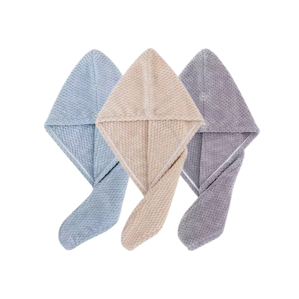 Serviette Turban Cheveux à Séchage Rapide