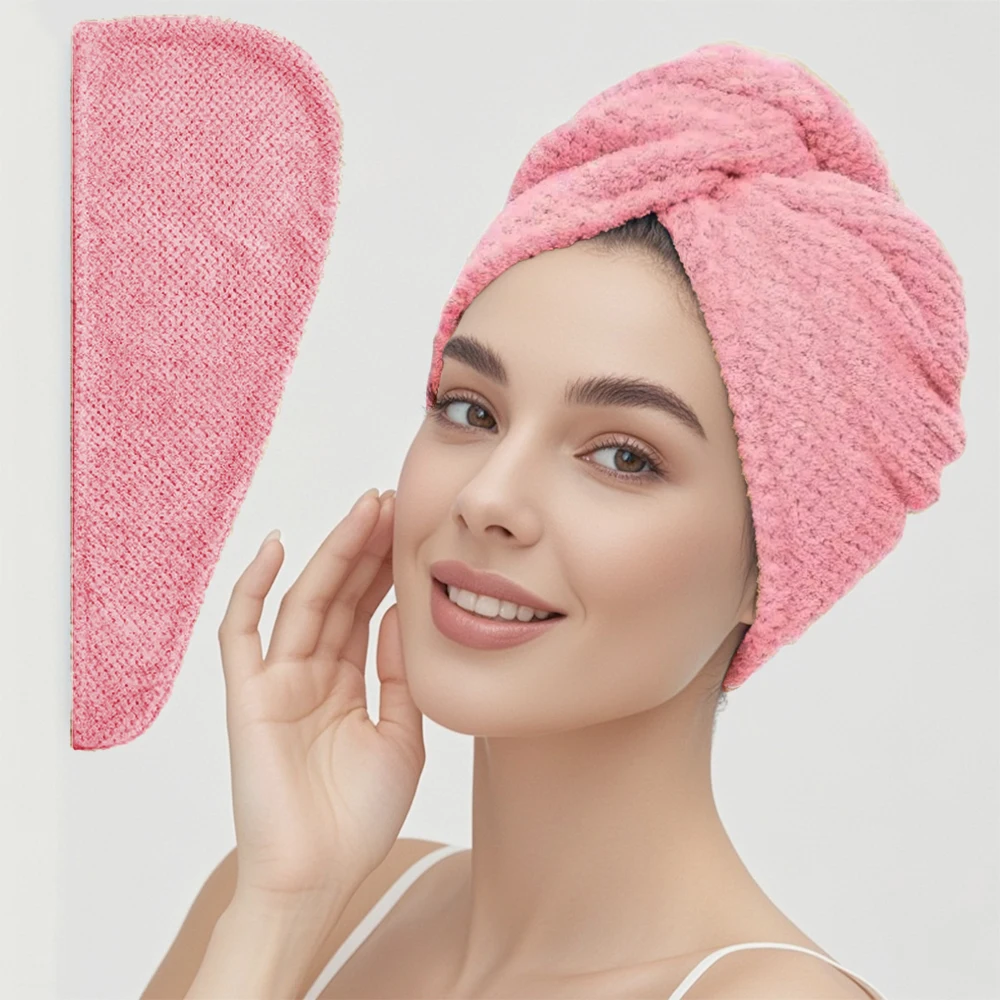 Serviette Turban Cheveux à Séchage Rapide