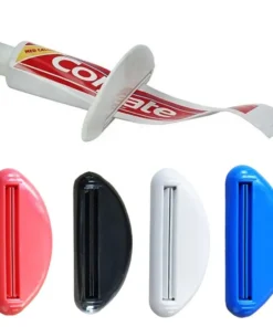 1pcs Multifunction Manual Toothpaste Dispenser Cream Tube Squeezer Bathroom Squeeze Paste Extruding Clip Squeezing Clamp